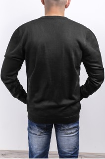 bluza /sweter męski 2200 - czarny