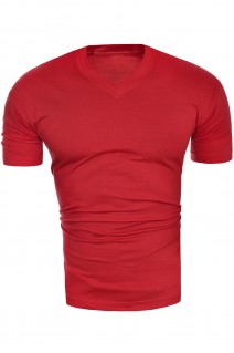 RDI V-NECK - CZERWONY